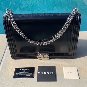 Authentic Chanel Boy Handbag